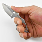 Neck Knife – THUMB Mini Fixed Blade with Skeleton Design EDC with Sheath detail image - detail view 3