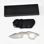 Neck Knife – THUMB Mini Fixed Blade with Skeleton Design EDC with Sheath detail image - detail view 8