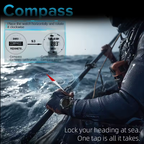 Outdoor Tactical Watch – Military 50M Waterproof Compass Altimeter Hiking Camping detail image - detail view 10