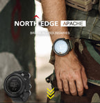 Outdoor Tactical Watch – Military 50M Waterproof Compass Altimeter Hiking Camping detail image - detail view 4