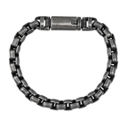 Punk Titanium Bracelet – RustEdge Steel Industrial with Oxidized Finish product image