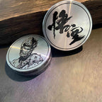 Ratchet Fidget Coin – Wukong Pop & with Stainless Steel Toy for Desk Breaks, Collecting product image