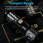 Ratchet Fidget Slider – Titanium 2-Stage Mechanical Smooth Rotation EDC Stress Relief Desk detail image - detail view 12