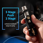 Ratchet Fidget Slider – Titanium 2-Stage Mechanical Smooth Rotation EDC Stress Relief Desk detail image - detail view 13