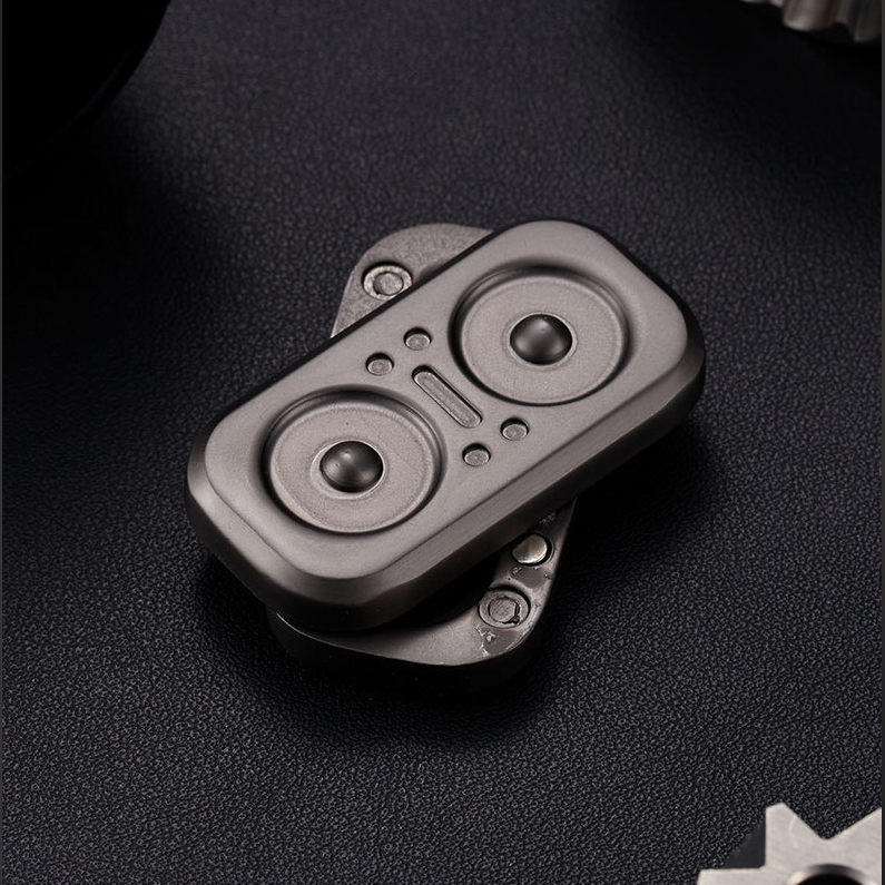 Owl Fidget Coin Titanium Magnetic Spinner - 360° Stress Relief EDC
