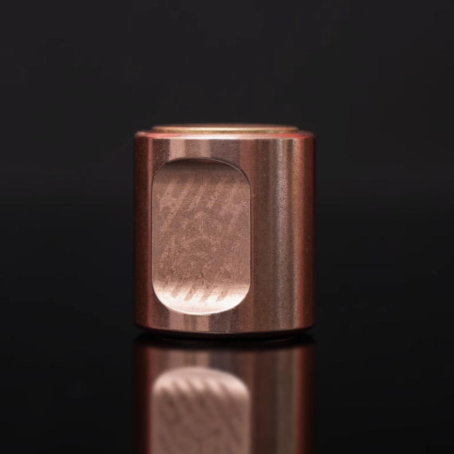 SpinCore Titanium Fidget Spinner Pendant - EDC Stress Relief Necklace