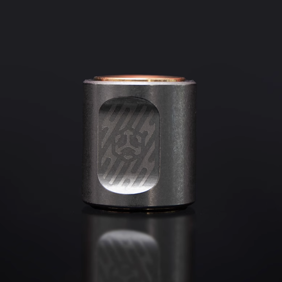 SpinCore Titanium Fidget Spinner Pendant - EDC Stress Relief Necklace