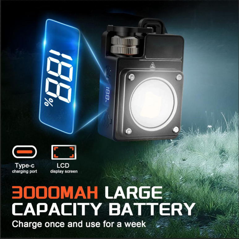 NovaFlare Camp LED Flashlight - 3500LM Rechargeable 5-Mode Lantern