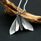 Skull Moth Necklace – Death Gothic Punk Pendant for Alternative Styling, Collecting detail image - detail view 4