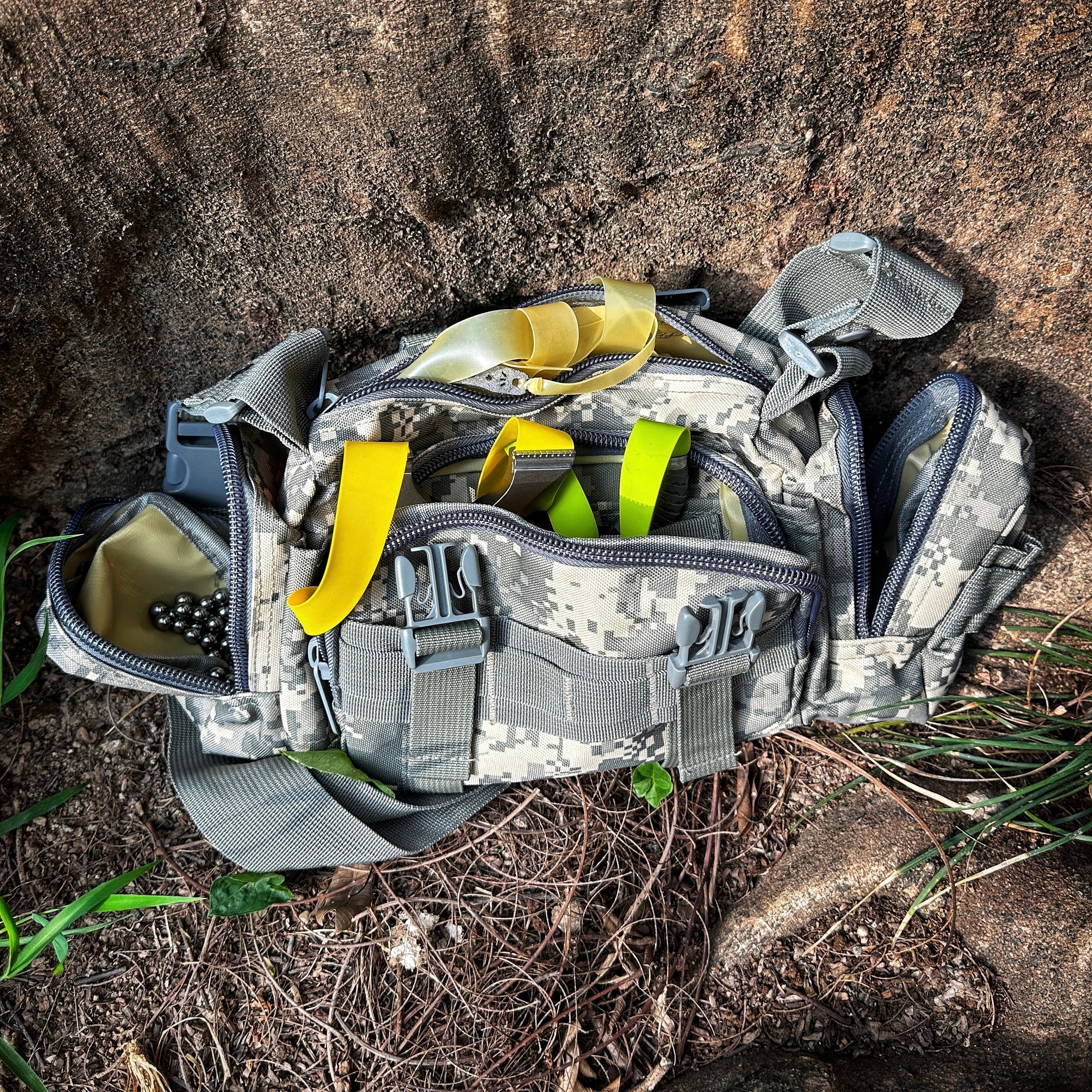 Slingshot Bag – Tactical MOLLE Waist Pack & Sling Bag for Slingshot Ammo & Outdoor Gear