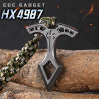 Spike Ring – Zinc Alloy Single Spiked with 10mm Thick Keychain EDC Self Defense detail image - detail view 3
