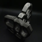 Brass Knuckles Stainless Steel Heavy Duty Full Grip 4 Finger EDC Self-Defense Knuckle Duster