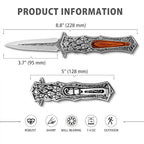 Stainless Steel EDC Knife for Everyday Utility, Collecting, And Outdoor Tasks detail image - detail view 10