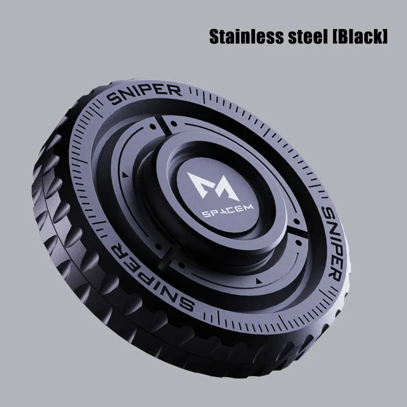 Stainless Steel Fidget Slider – TriVortex 3-in-1 with Premium CNC Aluminum EDC Spinner variant image - product view 10