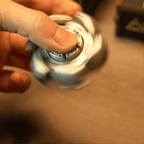 Stainless Steel Fidget Spinner – Metal Mecha Transforming with AlphaRevolve EDC detail image