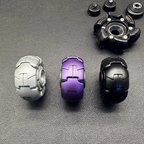 Stainless Steel Fidget Spinner – Metal Mecha Transforming with AlphaRevolve EDC detail image - detail view 8