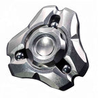 Stainless Steel Fidget Spinner – Shield Toy with Embedded Ball Bearings detail image - detail view 3