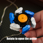 Stainless Steel Fidget Spinner – TempestClaw Mecha with Premium EDC product image