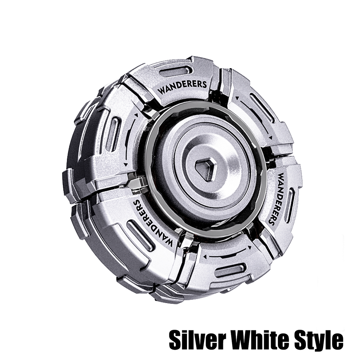 Stainless Steel Fidget Spinner – TempestClaw Mecha with Premium EDC variant image