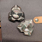 Stainless Steel Fidget Spinner – Valkyrie with Tri-Blade with Noisy Bearing detail image