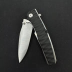 Stainless Steel Folding Knife – Ergonomic Handle Compact EDC Outdoor Camping Utility detail image - detail view 6