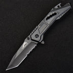 Stainless Steel Folding Knife – Leopard's Edge Multipurpose Pocket detail image - detail view 14
