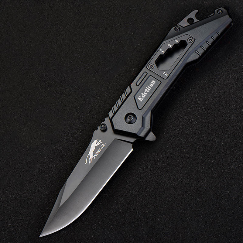 Stainless Steel Folding Knife – Leopard's Edge Multipurpose Pocket detail image - detail view 17
