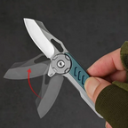 Stainless Steel Folding Knife – OmniFold Razor Mini with M390 EDC detail image - detail view 6
