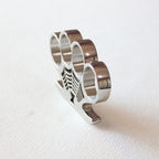 Stainless Steel Four Finger Knuckles for Alternative Styling, Collecting, And Everyday detail image