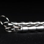 Stainless Steel Kubotan Keychain – 304 Bamboo Self Defense for Desk Breaks, Collecting detail image - detail view 3