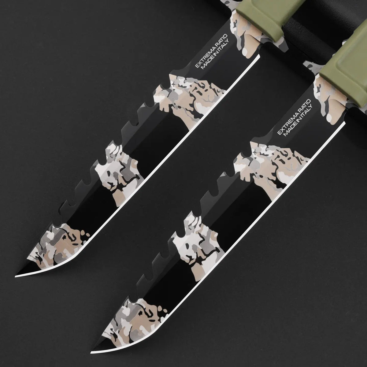 Steel Bushcraft Knife – Fixed Blade Tactical N690Co Tanto Tip Survival Spear Hunting detail image - detail view 3