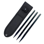 Steel Compact EDC Tool – 3Cr17 Throwing Spikes with 3-Piece Set 59HRC Hardened product image