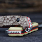 Steel Fixed Blade Knife – 14C28N G10 Handle Serrated Sheath Camping Survival Tactical EDC detail image - detail view 9