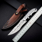 Steel Fixed Blade Knife – Hunting VG10 Leather Sheath Kydex Sheath Outdoor Collector detail image - detail view 7