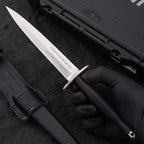 Steel Fixed Blade Knife – Sentry's Edge N690 Tactical with Fiberglass Handle detail image - detail view 12