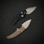 Steel Folding Knife – D2 2-in-1 Transformable Push Dagger EDC Tactical Self Defense detail image - detail view 13