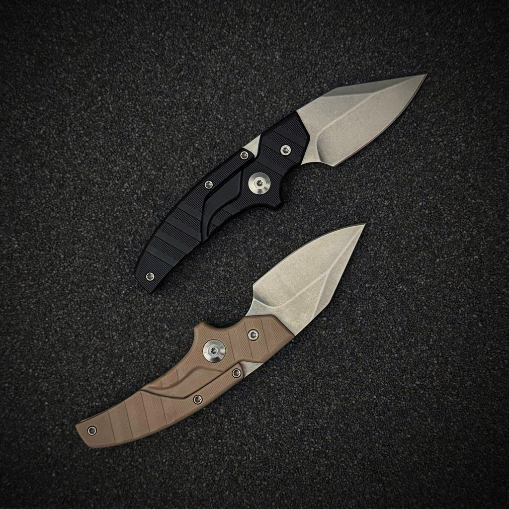 Steel Folding Knife – D2 2-in-1 Transformable Push Dagger EDC Tactical Self Defense detail image - detail view 17