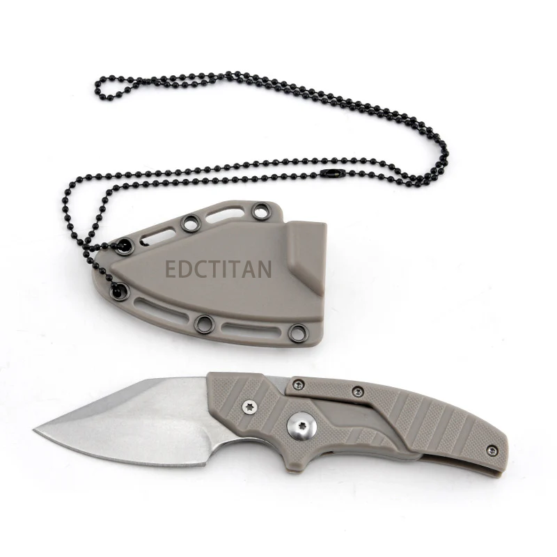 Steel Folding Knife – D2 2-in-1 Transformable Push Dagger EDC Tactical Self Defense detail image - detail view 26