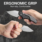 Steel Folding Knife – D2 2-in-1 Transformable Push Dagger EDC Tactical Self Defense detail image - detail view 4