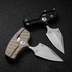 Steel Folding Knife – D2 2-in-1 Transformable Push Dagger EDC Tactical Self Defense detail image - detail view 9