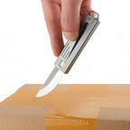 Steel Folding Knife – Tactical D2 Gravity Opening Aluminum Handle EDC Stress Relief detail image - detail view 6