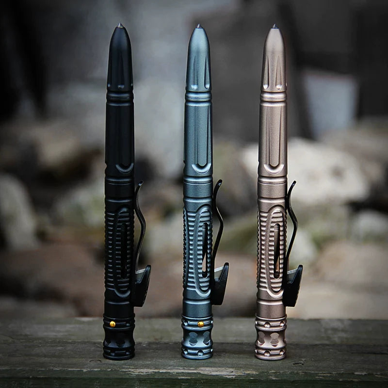 Steel Glass Breaker Tactical Pen – Self Defense Tool with Tungsten EDC detail image - detail view 3