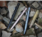Steel Glass Breaker Tactical Pen – Self Defense Tool with Tungsten EDC product image