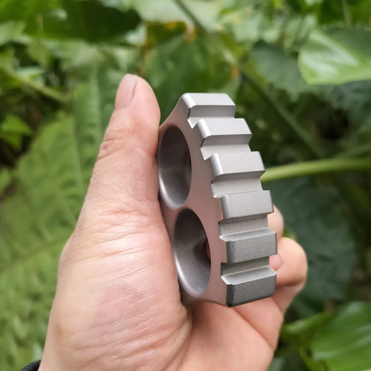 Tactical Knuckles – Skull Two Finger 304 Stainless Steel 200g Heavy EDC