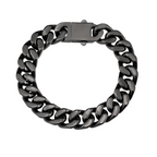 Titanium Bracelet – VortexLink Cuban with Dual-Sided Steel with Reversible Design detail image - detail view 5
