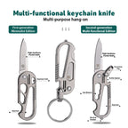 Titanium EDC Knife – EdgeKey Multi-Function Keychain with M390 or 8Cr13MoV Steel detail image - detail view 15