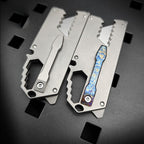 Titanium EDC Knife – Wasp-Sting Tactical with TC4 Quick-Change Blade with Multi-Tool detail image
