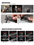 Titanium EDC Pry Bar – PryMax 2.0 All-in-1 Multi-Function with GR5 detail image - detail view 12