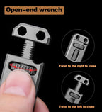 Titanium EDC Pry Bar – The Alix Multi-Tool with 4-in-1 Tool for Desk Breaks, Collecting detail image - detail view 3