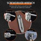 Titanium EDC Pry Bar – The Alix Multi-Tool with 4-in-1 Tool for Desk Breaks, Collecting detail image - detail view 4